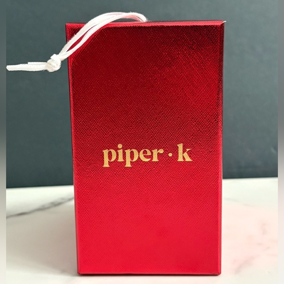 Piper K Sparkling Rhinestones Maki Sushi Roll & Chopsticks Ornament in Red Box